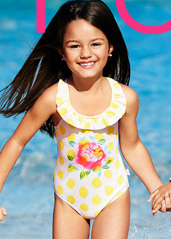 Seafolly girls swimsuits - pink rose