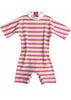 Sposh sunsuits - apple stripe