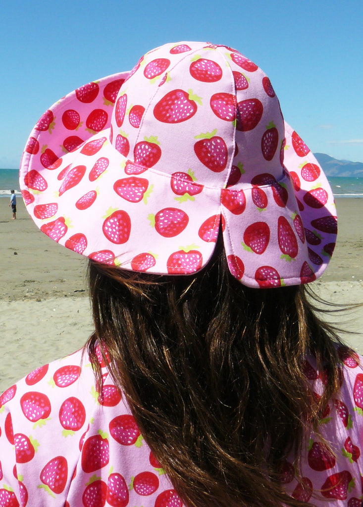 Sposh sunsuits - red strawberry