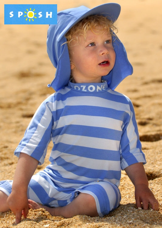 Sposh sunsuits - apple stripe