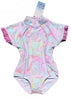 Sun Emporium sunsuits - pink paisley