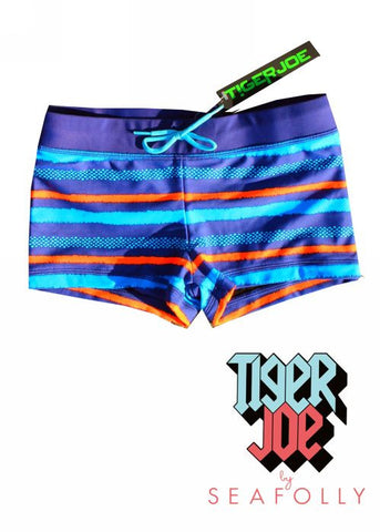 Tiger Joe boys swimshorts - bluebottle