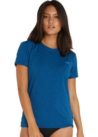 O'Neill womens rash top - abyss dusk