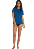 O'Neill womens UV rash top - deepsea blue